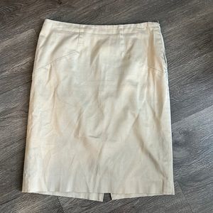 Tan Pencil skirt
